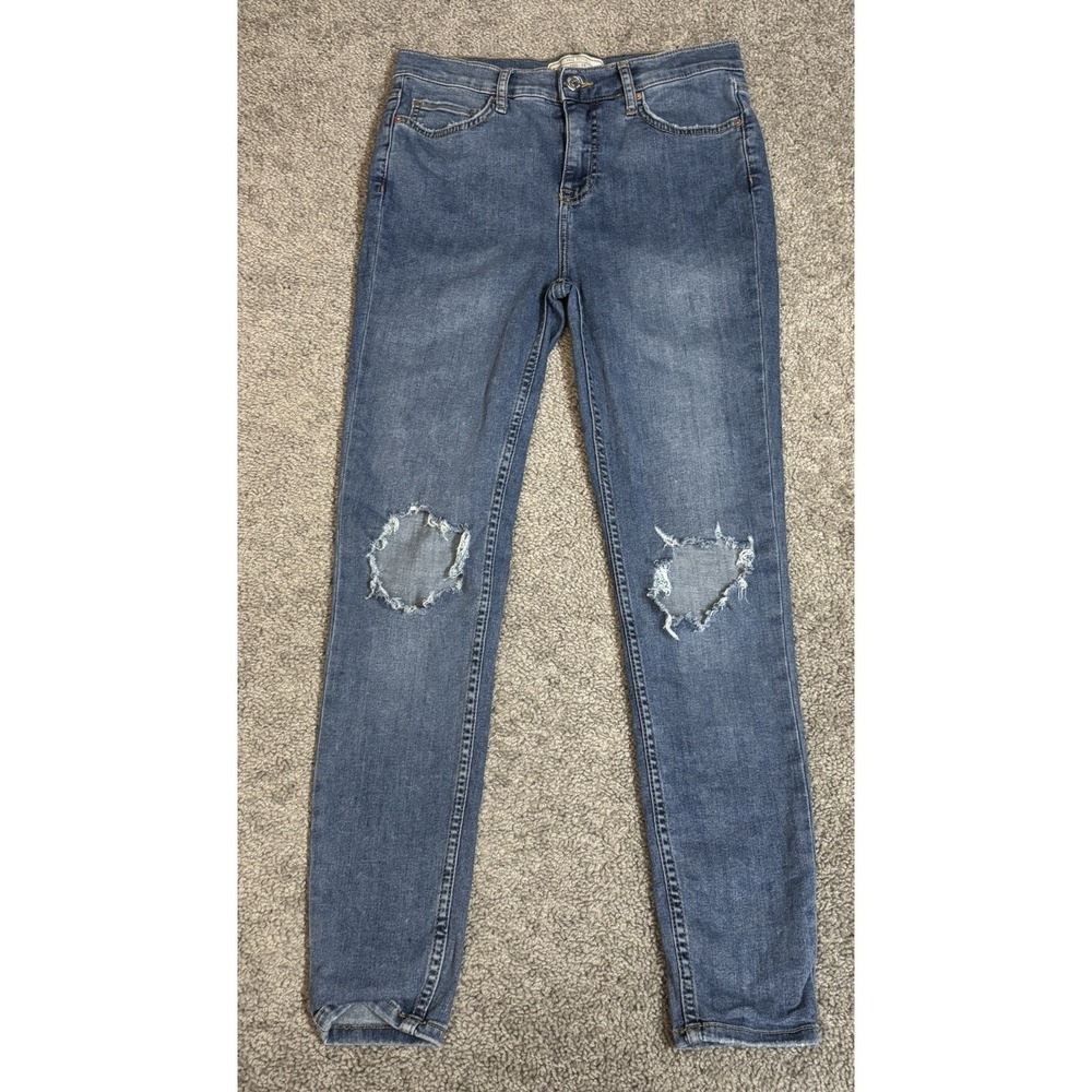 Free People Jeans Women 28 Skinny Blue Denim 61855-16515125  Distressed